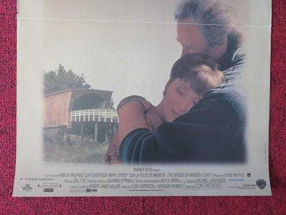 THE BRIDGES OF MADISON COUNTY FRENCH (15"x 21") POSTER CLINT EASTWOOD 1995