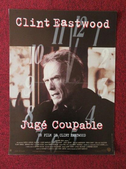 TRUE CRIME FRENCH (15"x 21") POSTER CLINT EASTWOOD ISAIAH WASHINGTON 1999