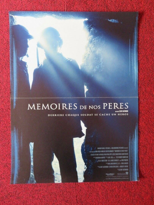 FLAGS OF OUR FATHERS FRENCH (15"x 21") POSTER RYAN PHILLIPPE JESSE BRADFORD 2006