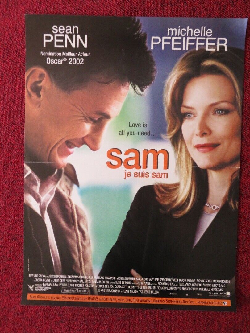 I AM SAM FRENCH (15"x 21") POSTER SEAN PENN MICHELLE PFEIFFER 2001