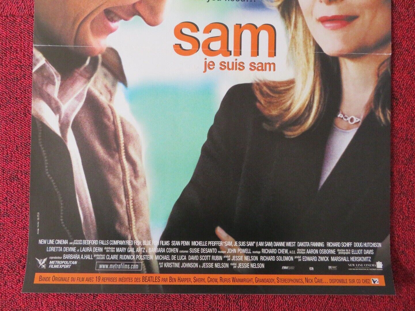 I AM SAM FRENCH (15"x 21") POSTER SEAN PENN MICHELLE PFEIFFER 2001