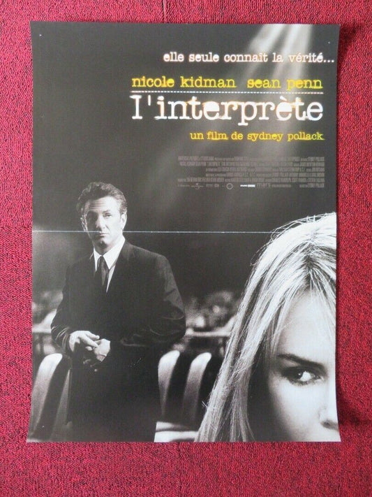 THE INTERPRETER FRENCH (15"x 21") POSTER SEAN PENN NICOLE KIDMAN 2005