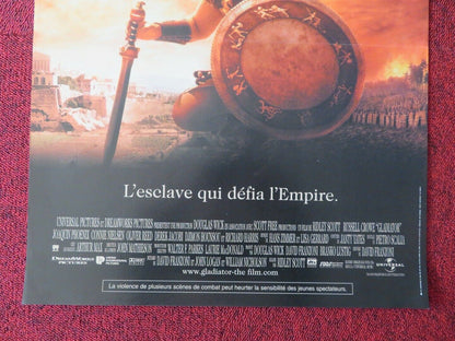 GLADIATOR FRENCH (15"x 21") POSTER RUSSELL CROWE JOAQUIN PHOENIX 2000