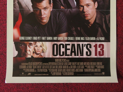 OCEAN'S 13 FRENCH (15"x 21") POSTER GEORGE CLOONEY BRAD PITT 2007