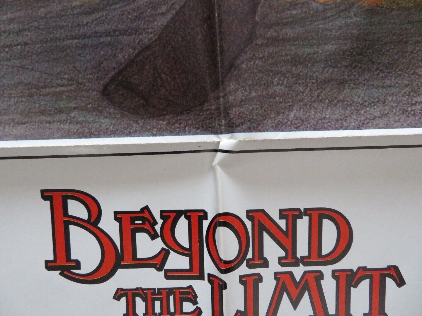 BEYOND THE LIMIT  FOLDED US ONE SHEET POSTER MICHAEL CAINE RICHARD GERE 1983