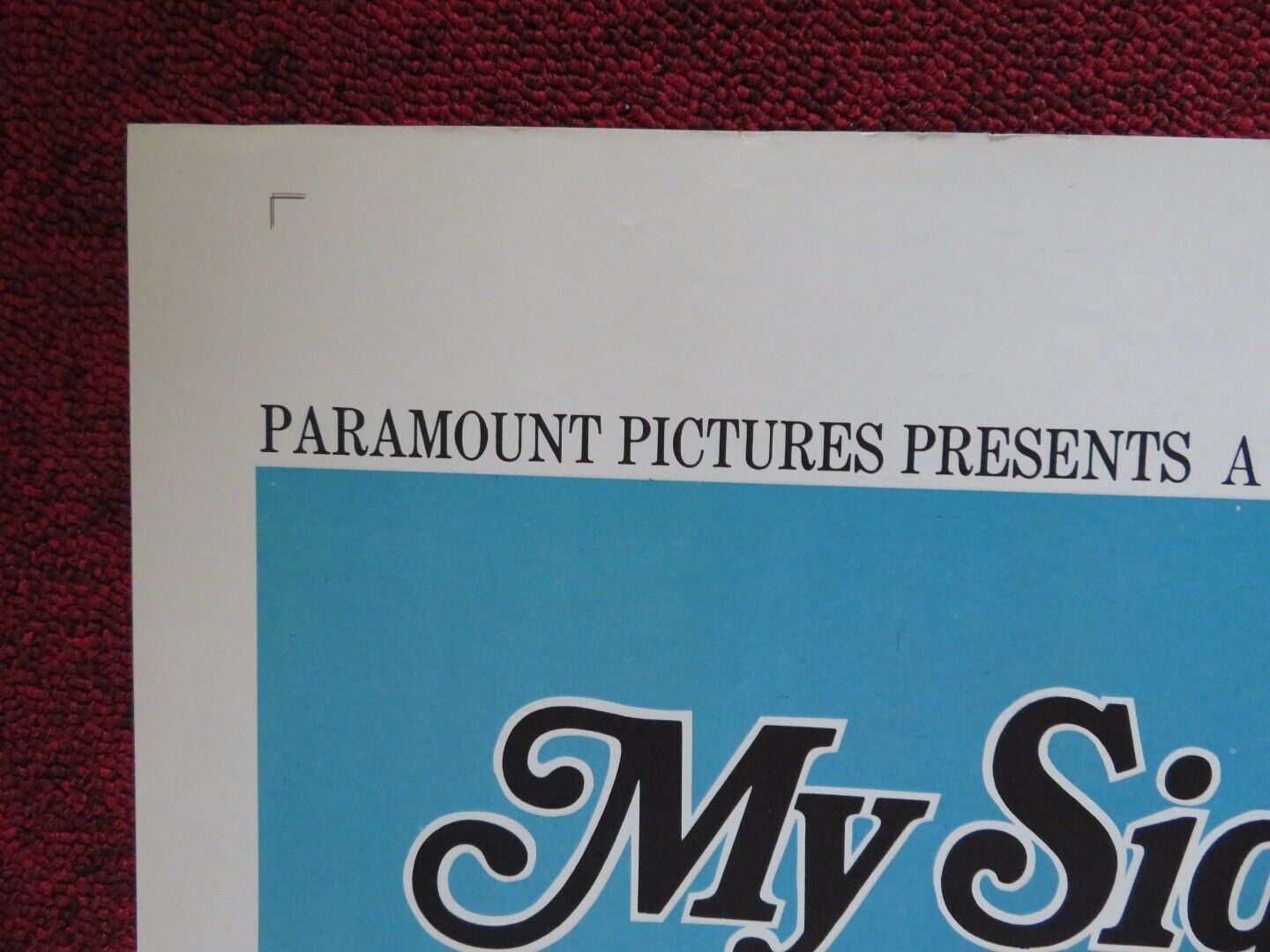 MY SIDE OF MOUNTAIN  FOLDED US ONE SHEET POSTER THEODORE BIKLE TEDDY ECCLES 1968