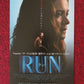 RUN JAPANESE CHIRASHI (B5) POSTER  SARAH PULSON KIERA ALLEN 2020