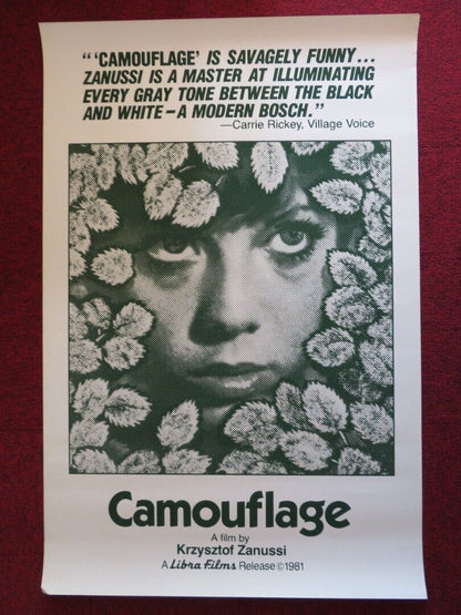 CAMOUFLAGE US ONE SHEET ROLLED POSTER PIOTR GARLICKI ZBIGNIEW ZAPASIEWICZ 1981