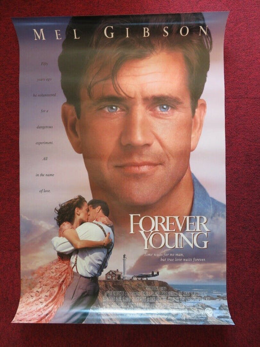 FOREVER YOUNG  US ONE SHEET ROLLED POSTER MEL GIBSON JAMIE LEE CURTIS 1992