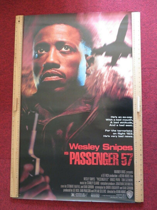 PASSENGER 57 US ONE SHEET ROLLED POSTER WESLEY SNIPES TOM SIZEMORE 1992