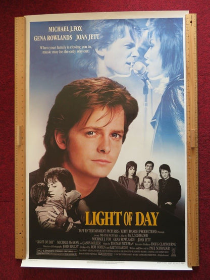 LIGHT OF DAY US ONE SHEET ROLLED POSTER MICHAEL J.FOX JOAN JETT 1987