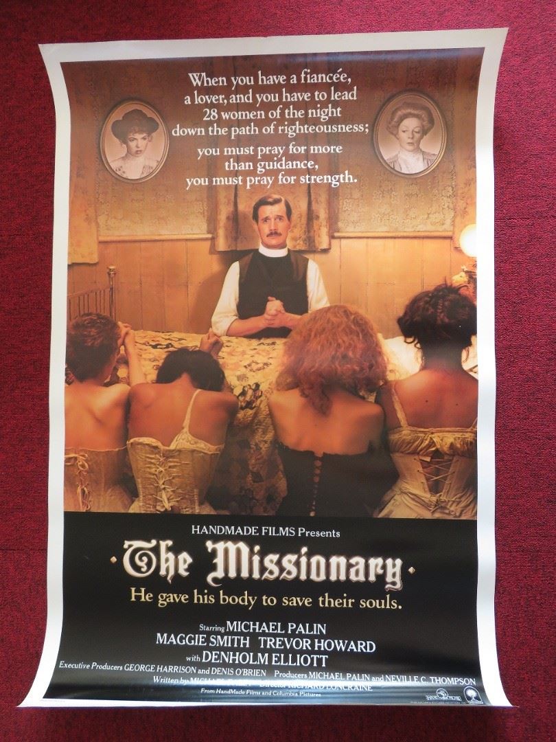 THE MISSIONARY US ONE SHEET ROLLED POSTER MICHAEL PALIN MAGGIE SMITH 1982