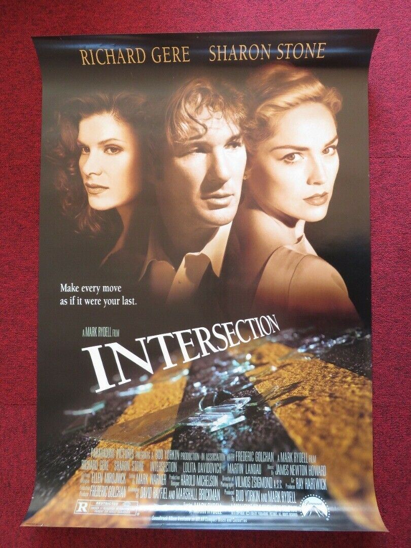 INTERSECTION US ONE SHEET ROLLED POSTER RICHARD GERE SHARON STONE 1994