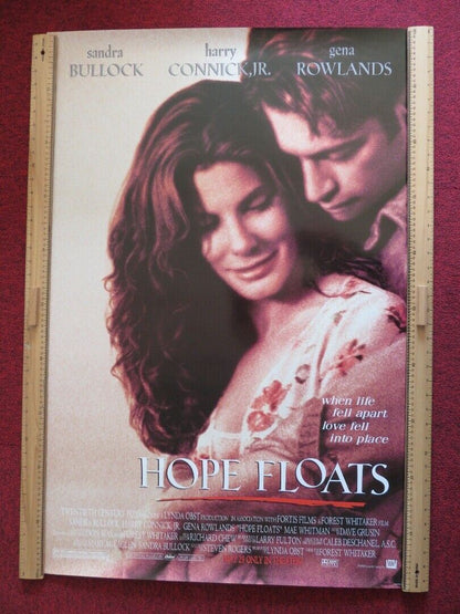 HOPE FLOATS US ONE SHEET ROLLED POSTER SANDRA BULLOCK HARRY CONNICK JR. 1998