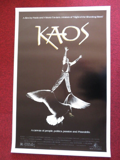 KAOS US ONE SHEET ROLLED POSTER MARGARITA LOZANO ORAZIO TORRISI 1984