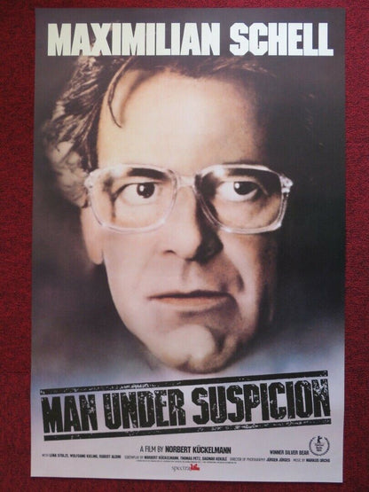 MAN UNDER SUSPICION US ONE SHEET ROLLED POSTER MAXIMILIAN SCHELL LENA STOLZE '84