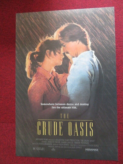 THE CRUDE OASIS  US ONE SHEET ROLLED POSTER AARON SHIELDS JENNIFER TAYLOR 1995