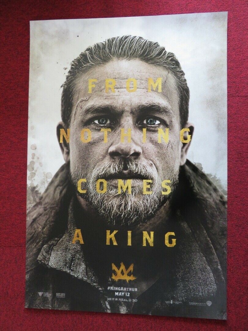 KING ARTHUR: LEGEND OF THE SWORD US ONE SHEET ROLLED POSTER GUY RICHIE 2017