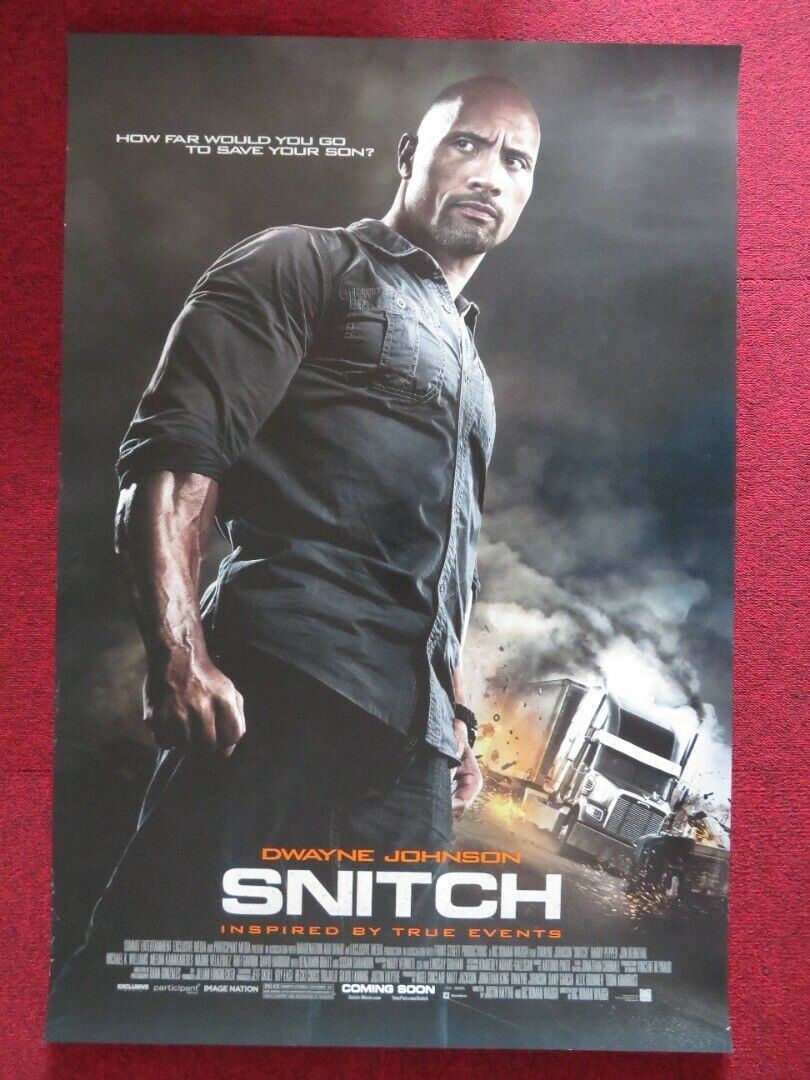 SNITCH US ONE SHEET ROLLED POSTER DWAYNE JOHNSON SUSAN SARANDON 2013