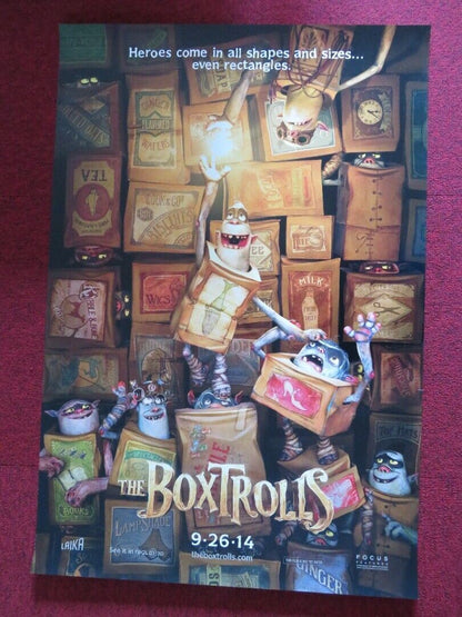 THE BOXTROLLS  US ONE SHEET ROLLED POSTER STEVE BLUM DEE BRADLEY BAKER 2014