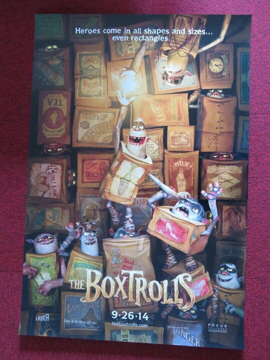 THE BOXTROLLS  US ONE SHEET ROLLED POSTER STEVE BLUM DEE BRADLEY BAKER 2014