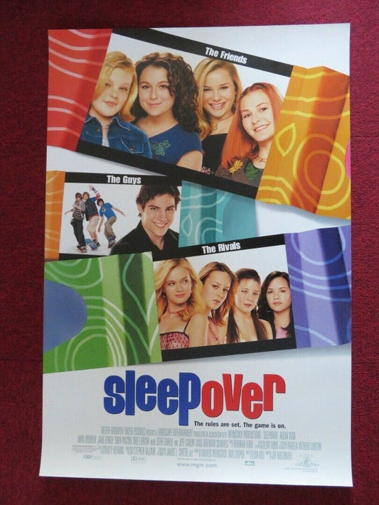 SLEEPOVER US ONE SHEET ROLLED POSTER ALEXA VEGA MIKA BOOREM 2004