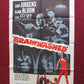 BRAINWASHED  FOLDED US ONE SHEET POSTER CURT JURGENS CLAIRE BLOOM 1960