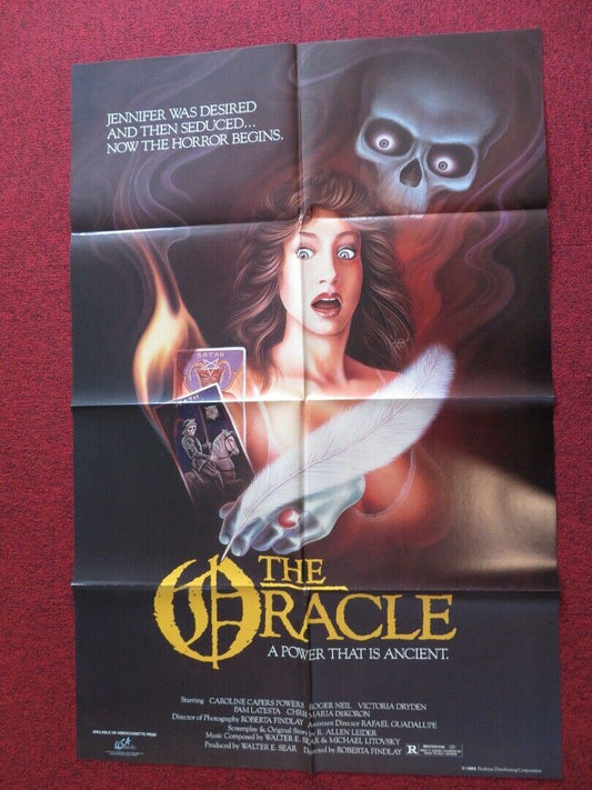 THE ORACLE FOLDED US ONE SHEET POSTER CAROLINE CAPERS POWERS 1985