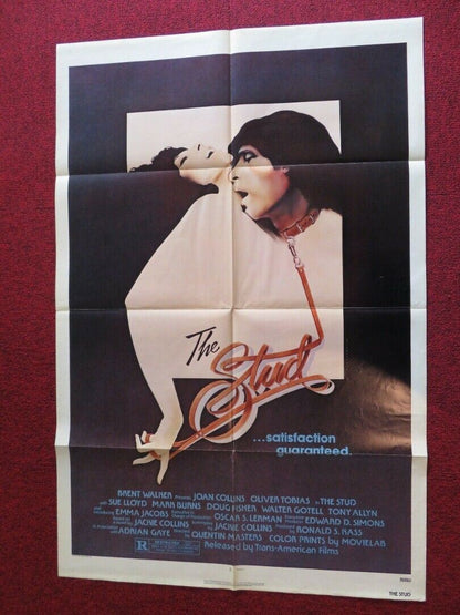 THE STUD FOLDED US ONE SHEET POSTER JOAN COLLINS OLIVER TOBIAS 1979