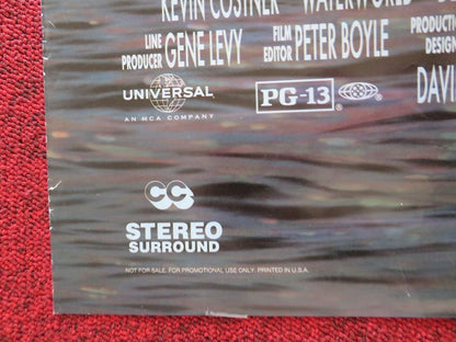 WATERWORLD VHS FOLDED US ONE SHEET POSTER KEVIN COSTNER DENNIS HOPPER 1995