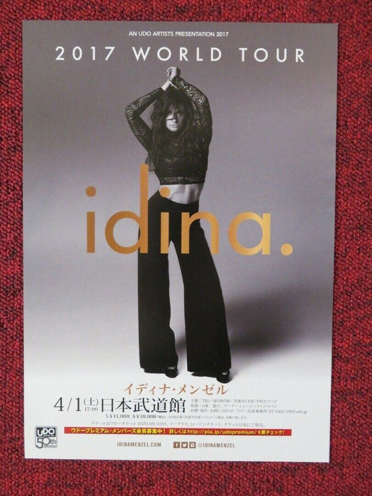 IDINA - WORLD TOUR JAPANESE MUSIC TOUR GIG POSTER 2017