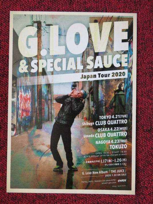 G.LOVE & SPECIAL SAUCE - JAPAN TOUR JAPANESE MUSIC TOUR GIG POSTER