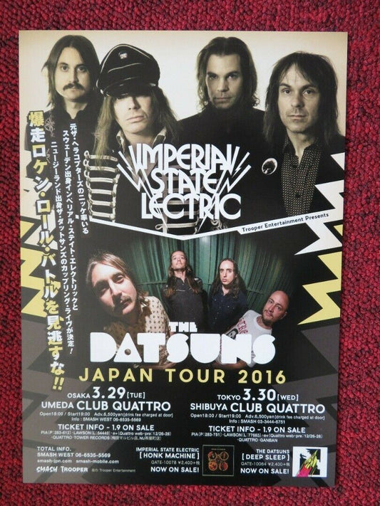 IMERIAL STATE ELECTRIC / THE DATSUNS - JAPAN TOUR JAPANESE MUSIC TOUR GIG POSTER