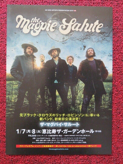 THE MAGPIE SALUTE - LIVE IN JAPAN JAPANESE MUSIC TOUR GIG POSTER 2019