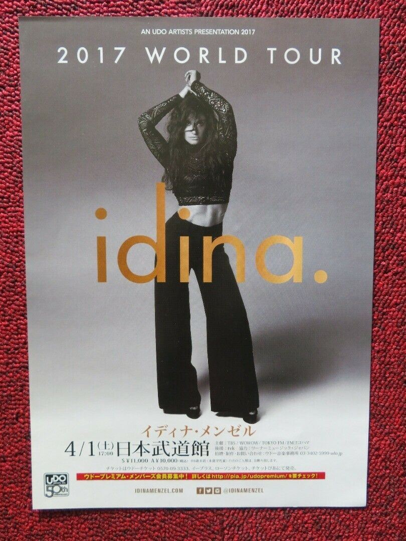 IDINA - WORLD TOUR JAPANESE MUSIC TOUR GIG POSTER 2017