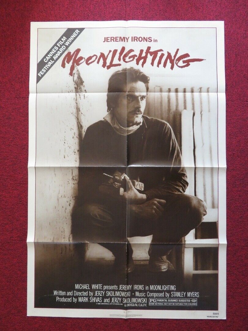 MOONLIGHTING US ONE SHEET POSTER JEREMY IRONS EUGENE LIPINSKI 1982