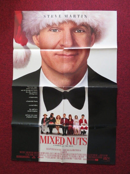 MIXED NUTS FOLDED US ONE SHEET POSTER STEVE MARTIN ADAM SANDLER 1994