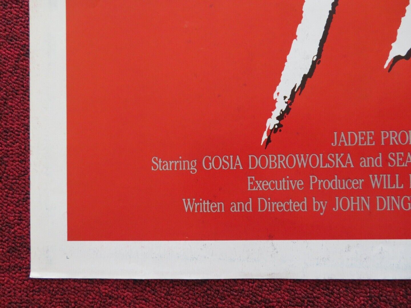 PHOBIA FOLDED US ONE SHEET POSTER GOSIA DOBROWOLSKA SEAN SCULLY 1988