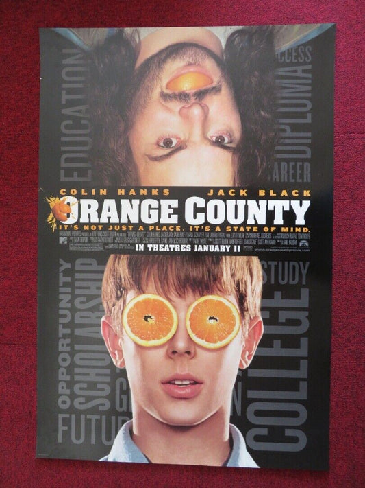 ORANGE COUNTY  US ONE SHEET ROLLED POSTER JACK BLACK COLIN HANKS 2002