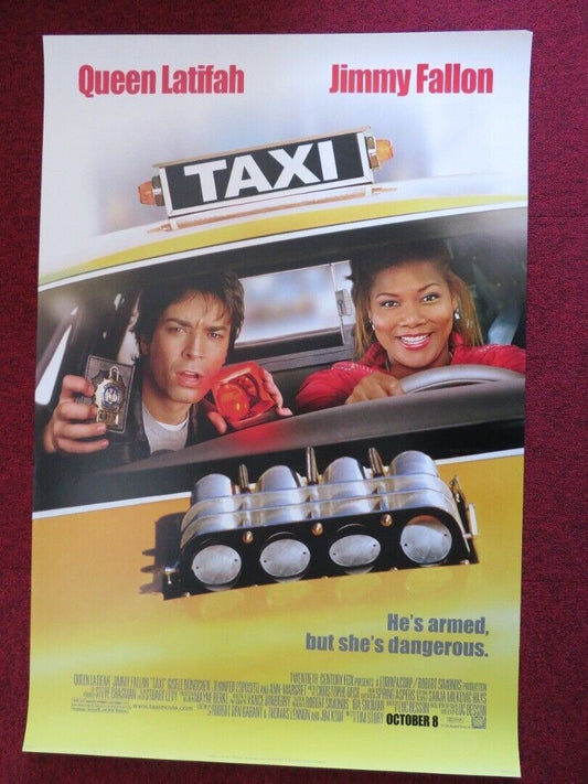 TAXI - VERSION A US ONE SHEET ROLLED POSTER QUEEN LATIFAH JIMMY FALLON 2004