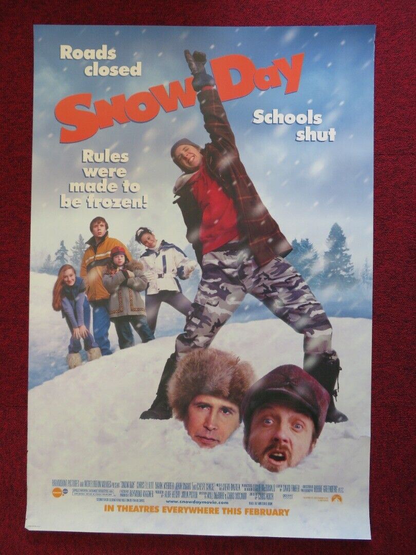 SNOW DAY US ONE SHEET ROLLED POSTER CHRIS ELLIOT CHEVY CHASE 2000