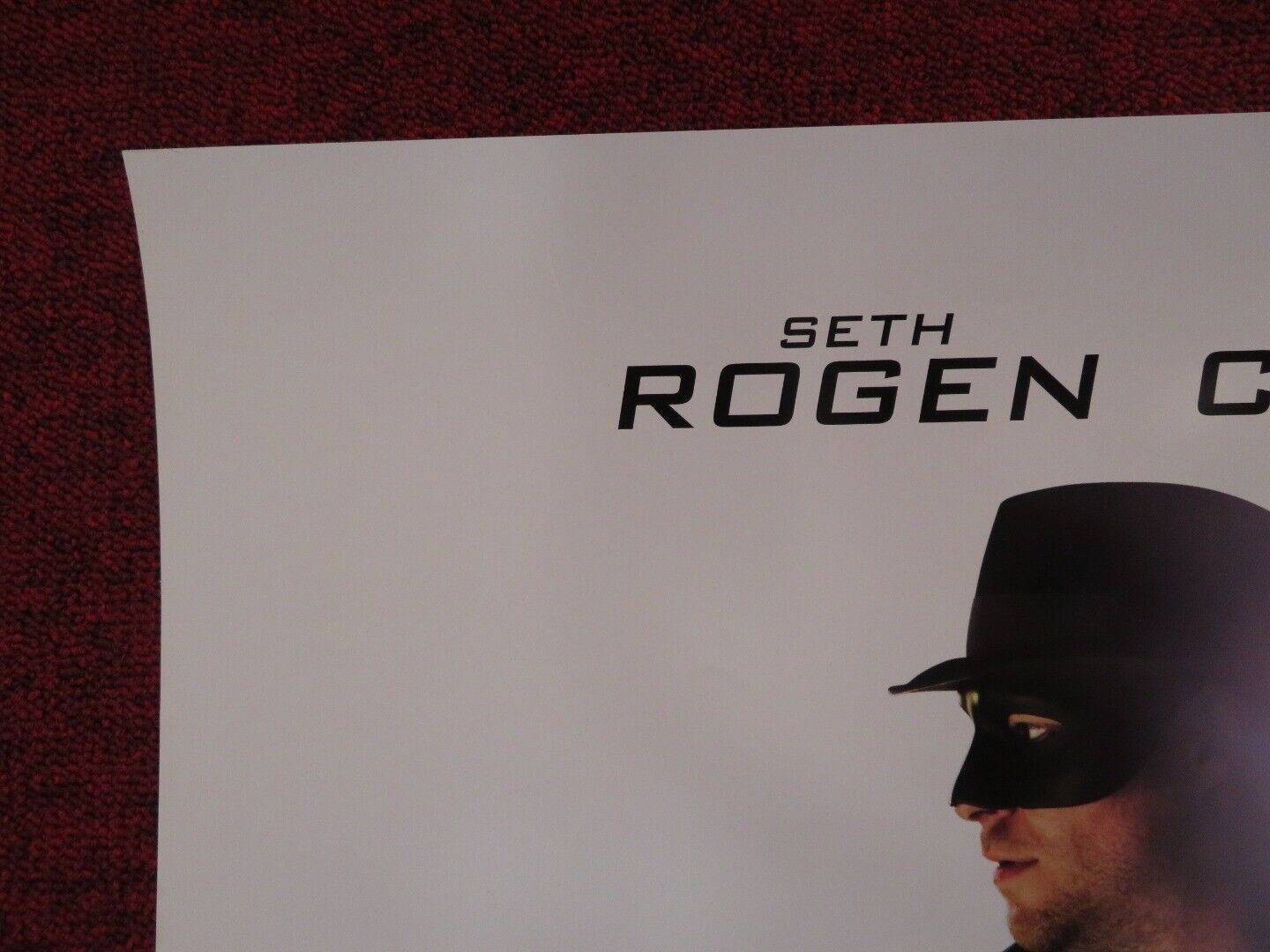 THE GREEN HORNET 3D US ONE SHEET ROLLED POSTER SETH ROGEN CAMERON DIAZ 2011