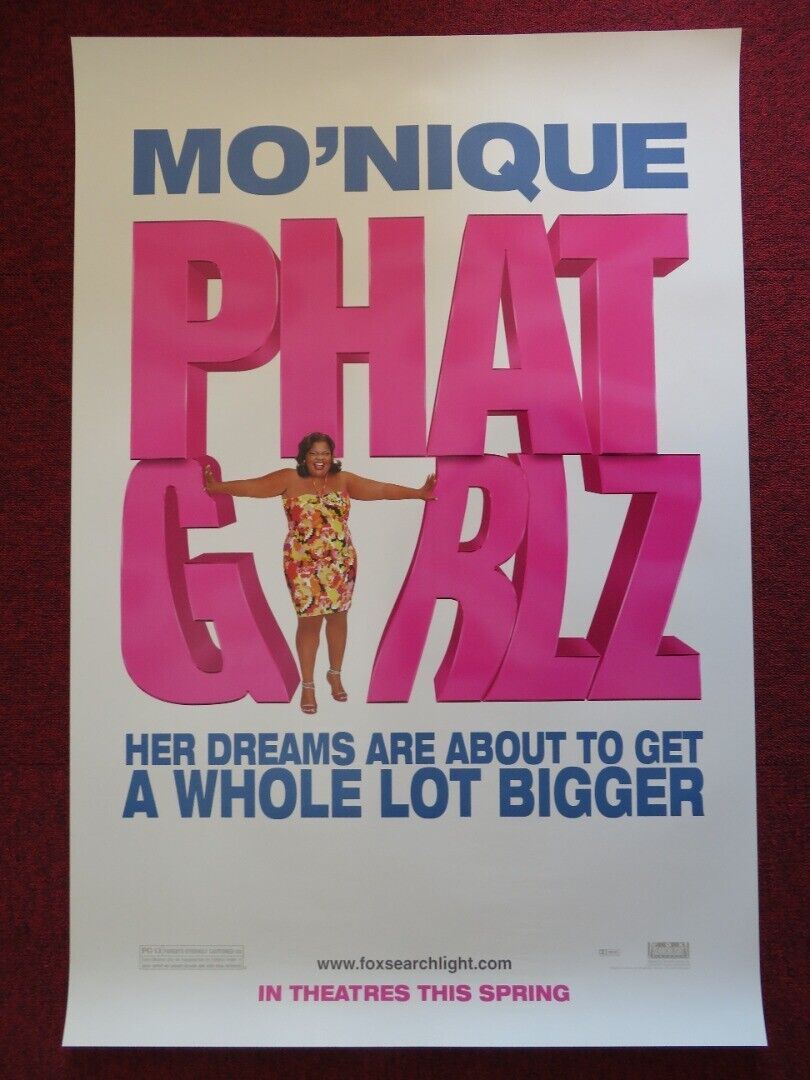 PHAT GIRLZ US ONE SHEET ROLLED POSTER MO'NIQUE JIMMY JEAN LOUIS 2006