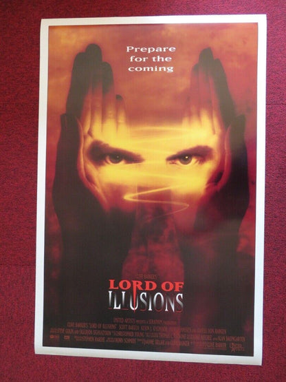 LORD OF ILLUSIONS US ONE SHEET ROLLED POSTER CLIVE BARKER J. TREVOR EDMUND 1995