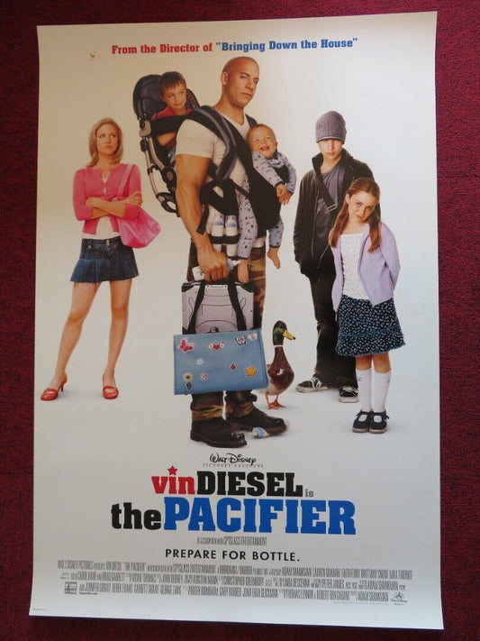 THE PACIFIER US ONE SHEET ROLLED POSTER DISNEY VIN DIESEL 2005