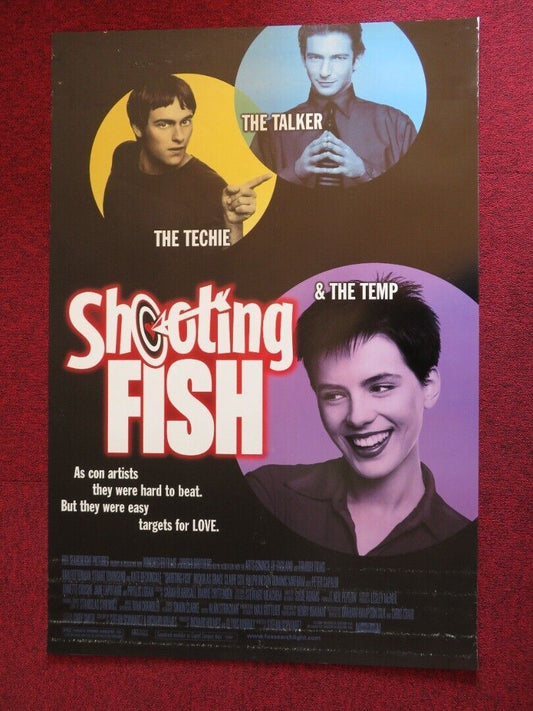 SHOOTING FISH US ONE SHEET ROLLED POSTER ROWENA COOPER SCOTT CHARLES 1997