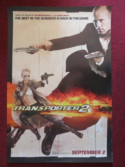 TRANSPORTER 2 - VERSION A US ONE SHEET ROLLED POSTER ALESSANDRO GASSMANN 2005