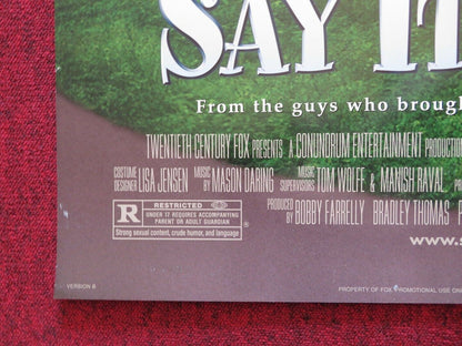 SAY IT ISN'T SO VERSION B US ONE SHEET ROLLED POSTER HEATHER GRAHAM 2001