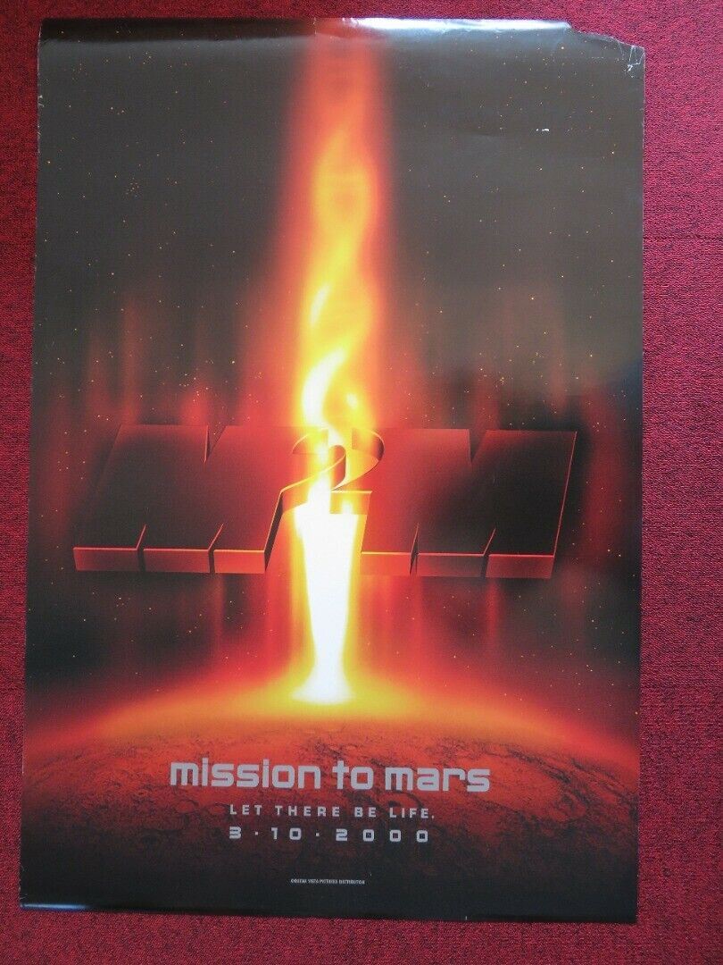 MISSION TO MARS US ONE SHEET ROLLED POSTER GARY SINISE TIM ROBBINS 2000