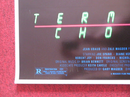 TERMINAL CHOICE US ONE SHEET ROLLED POSTER JOE SPANO 1985